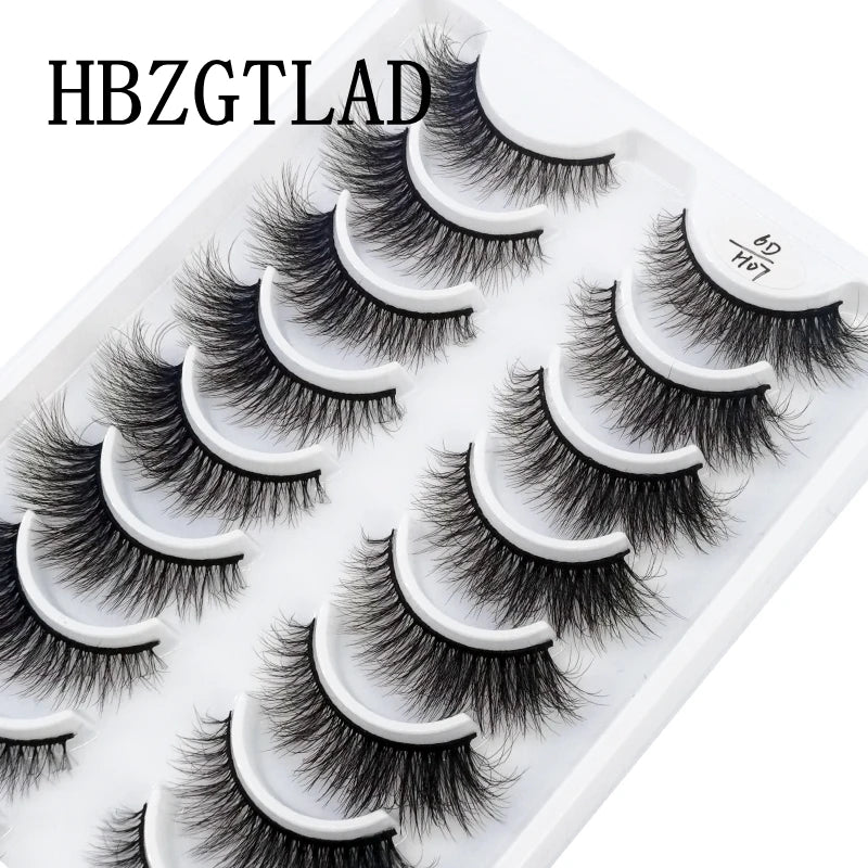 10 Pairs 3D Mink False Eyelashes Natural/Thick Eye Lashes  Fluffy Makeup Russian eyelahses Beauty Extension Reusable eyelashes