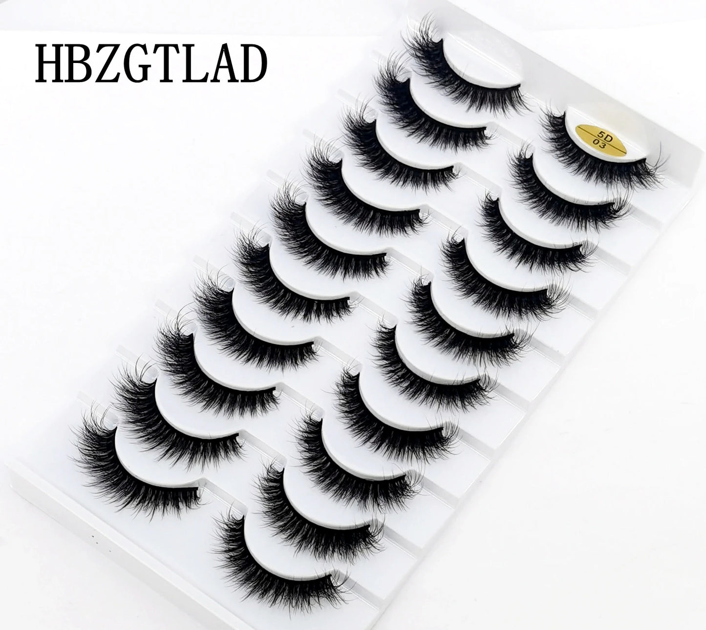 10 Pairs 3D Mink False Eyelashes Natural/Thick Eye Lashes  Fluffy Makeup Russian eyelahses Beauty Extension Reusable eyelashes