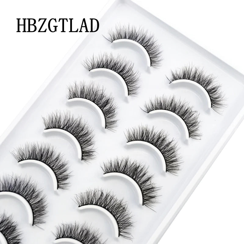 10 Pairs 3D Mink False Eyelashes Natural/Thick Eye Lashes  Fluffy Makeup Russian eyelahses Beauty Extension Reusable eyelashes