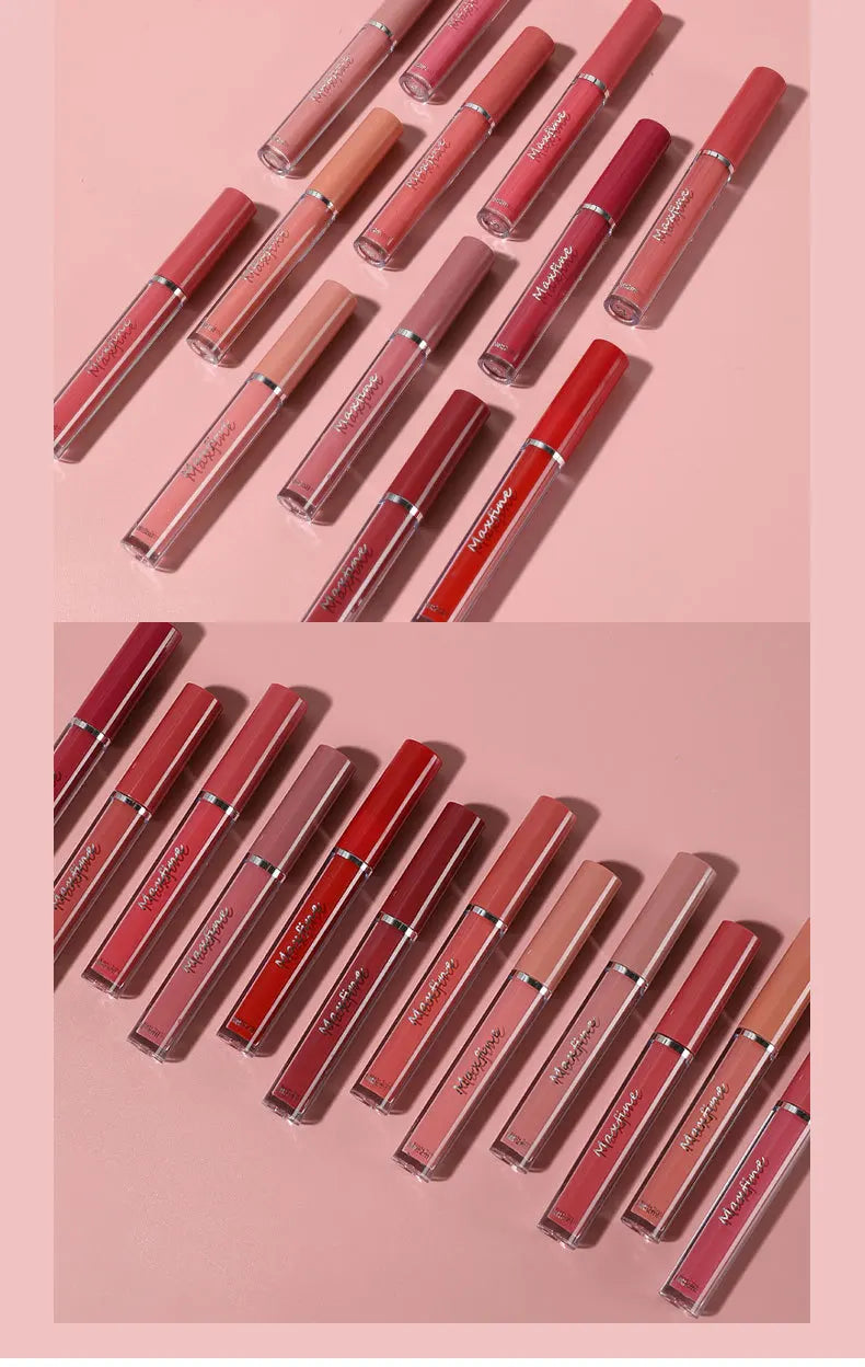 Holiday Gift Box 6PC/Set Matte Velvet Lip Gloss Waterproof Moisturizing Long-lasting Liquid Lipstick