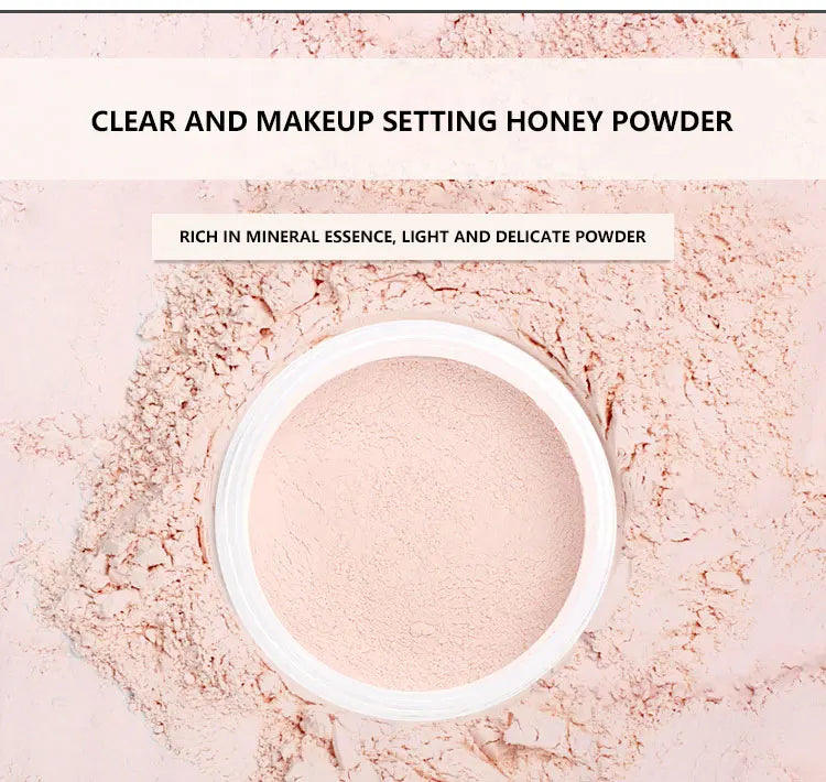 Gemeng Powder Makeup Setting Powder Durable Waterproof Sweat proof Makeup concealer Honey Powder