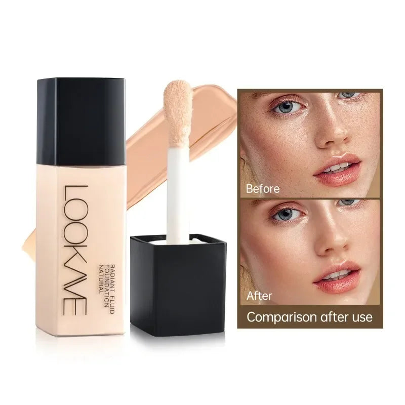 High Coverage Liquid Foundation for A Long Time Matte Moisturizing Brighten Facial Concealer Cream Base Makeup Primer Cosmetics