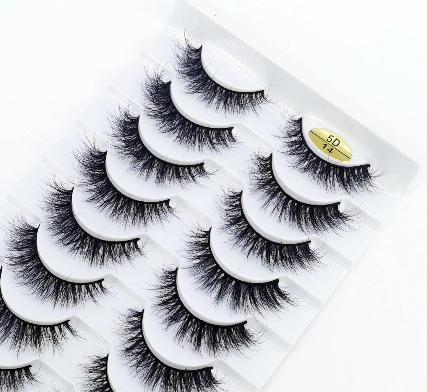 10 Pairs 3D Mink False Eyelashes Natural/Thick Eye Lashes  Fluffy Makeup Russian eyelahses Beauty Extension Reusable eyelashes