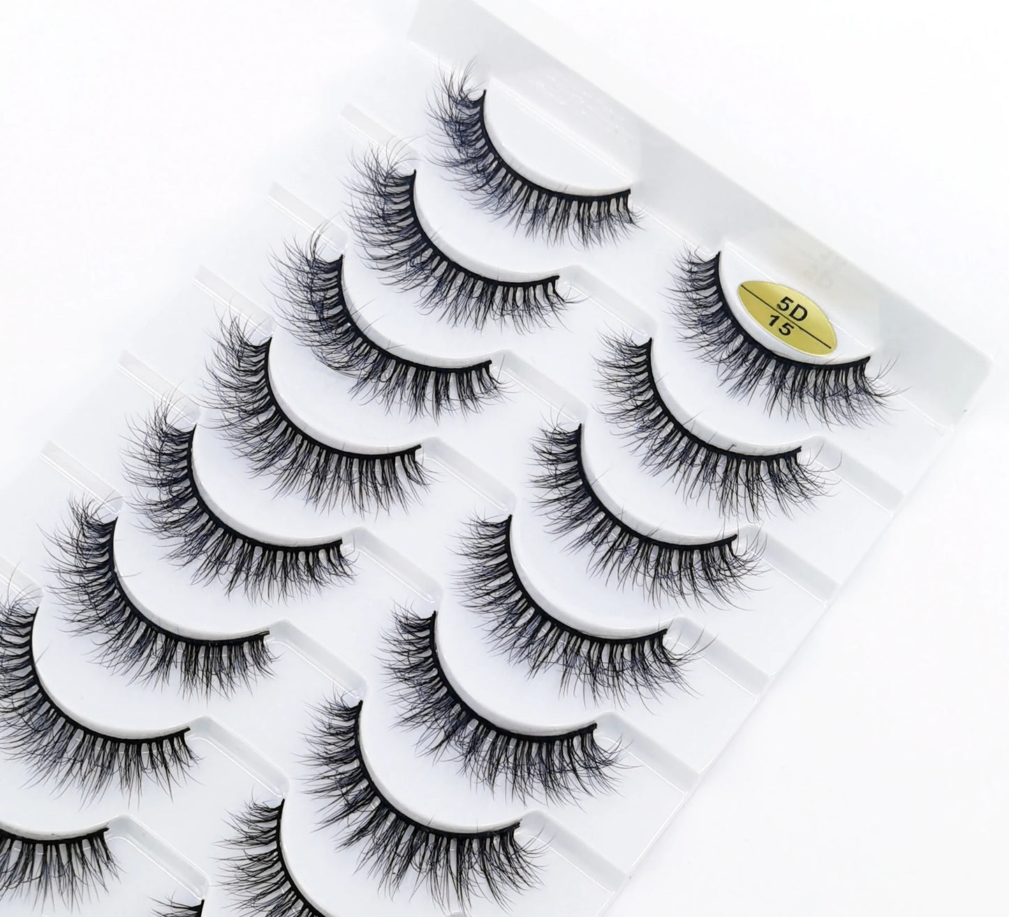 10 Pairs 3D Mink False Eyelashes Natural/Thick Eye Lashes  Fluffy Makeup Russian eyelahses Beauty Extension Reusable eyelashes